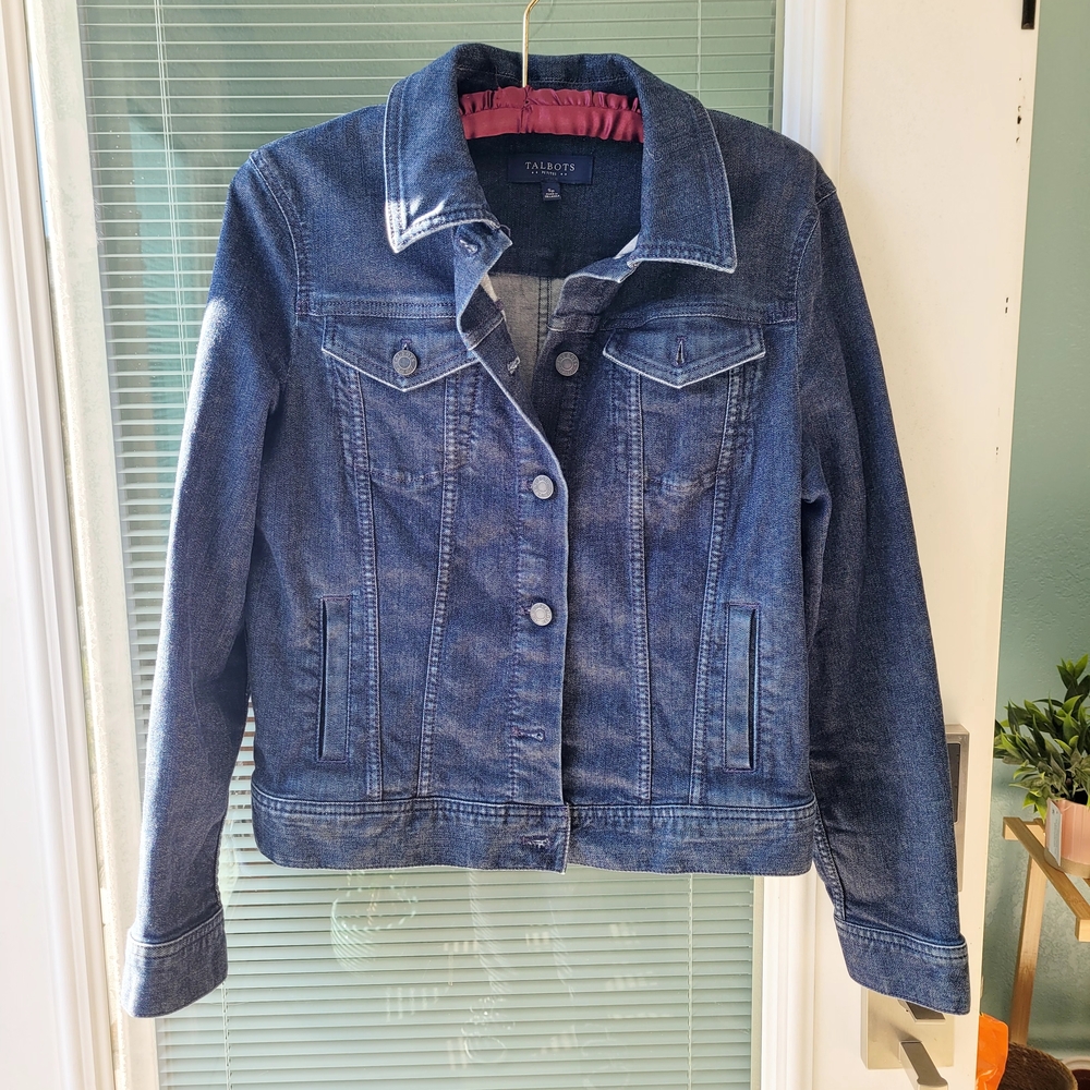 Talbots Classic Indigo Jean Jacket